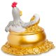 Фигурка Петух Желаю роскошной жизни The Comical World of Stratford RV-580, оборотная сторона