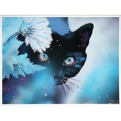 Картина Зеркало души c кристаллами Swarovski