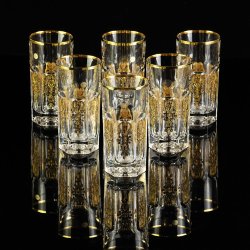 Набор стаканов для коктейлей из хрусталя на 6 персон Gloria