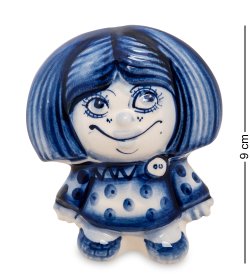 Статуэтка Кузя Голубая гжель