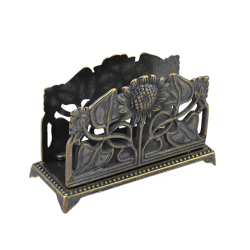 Салфетница из латуни Подсолнух