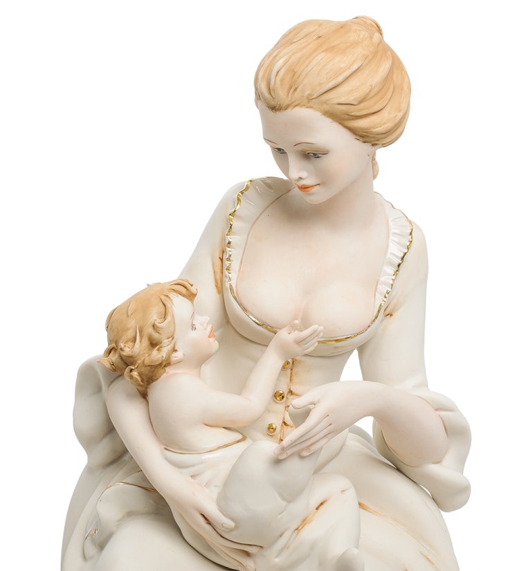 Статуэтка из керамики Материнство Sabadin Vittorio SV- 54, фотография крупным планом