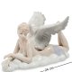 Статуэтка из фарфора Девушка Ангел лежит на облаке Pavone JP-10/ 14