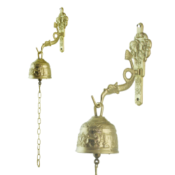 Колокольчик придверный Библейский, малый, золотой