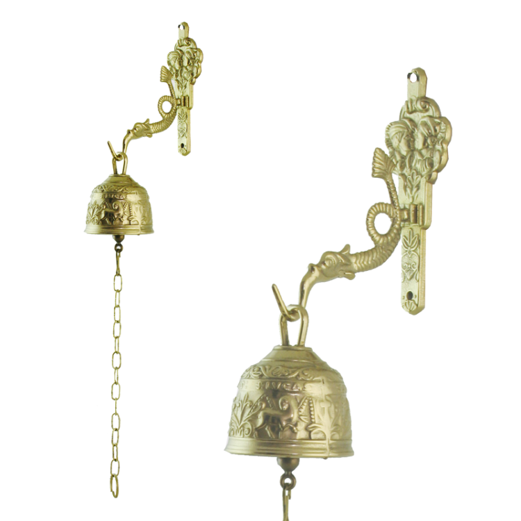 Колокольчик придверный Библейский, малый, золотой Alberti Livio AL-80-211