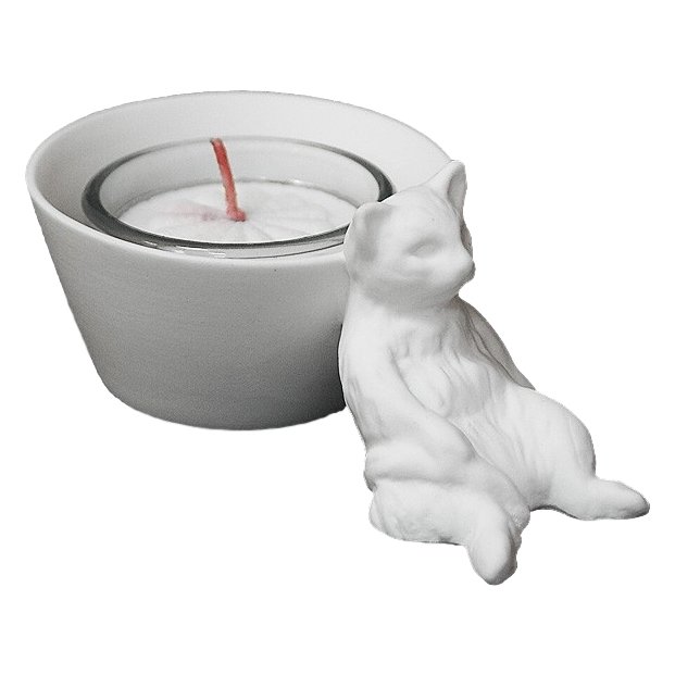 Подсвечник Кошка