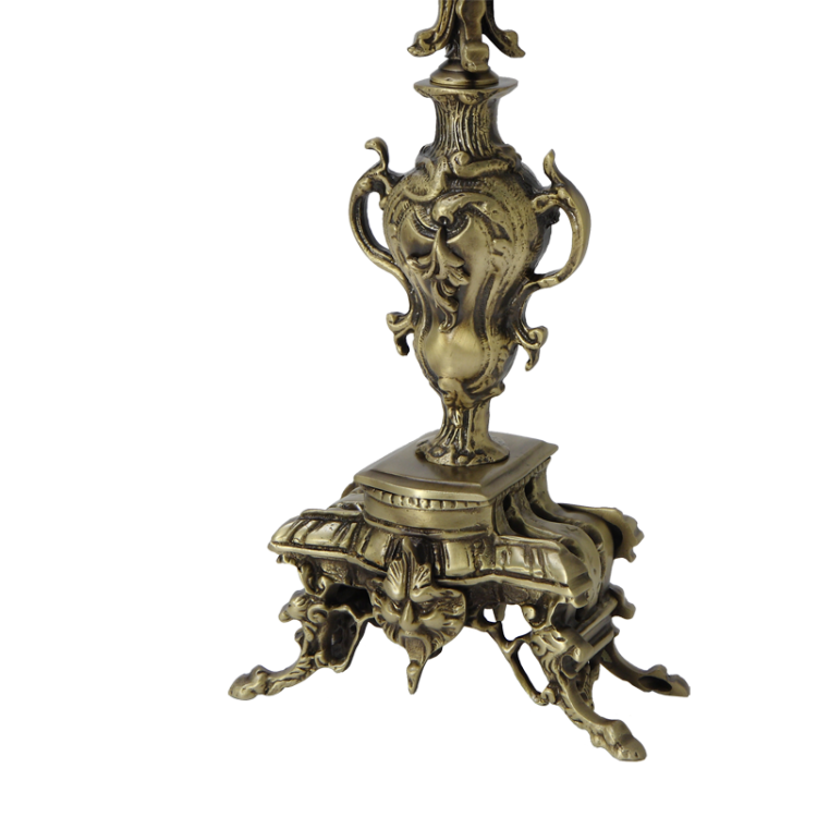 Канделябр на 5 свечей Каранка, цвет антик Bello De Bronze BP-14064-A, фотография ножки