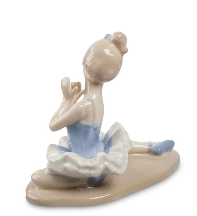 Статуэтка из фарфора Маленькая Балерина хлопает Pavone CMS-19/19, фотография со спины