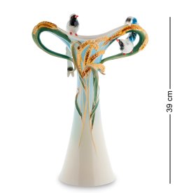 Ваза из фарфора для цветов Пара птиц