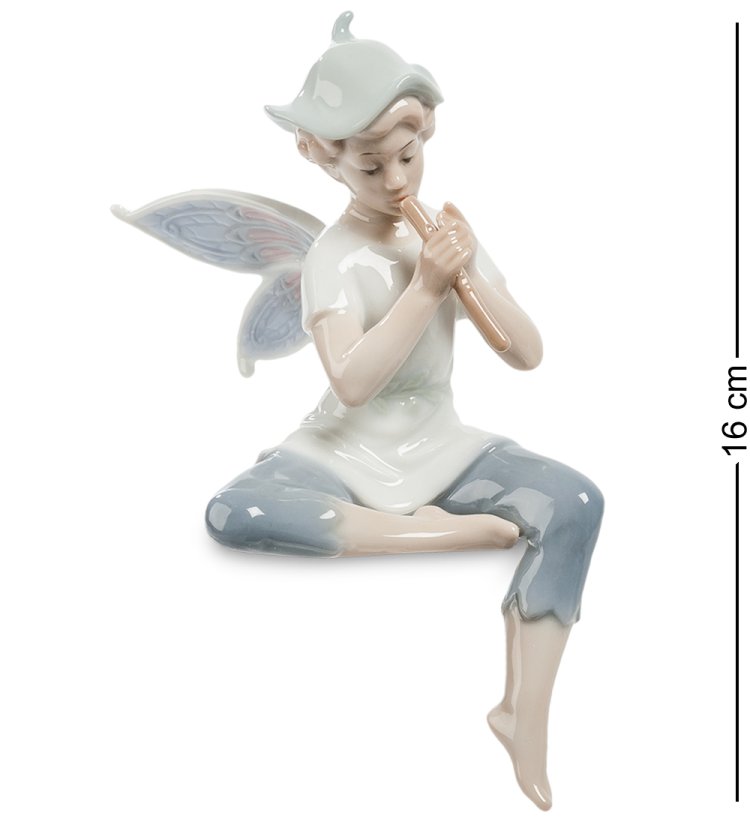 Фарфоровая Фигурка на полку Мальчик Фей Pavone JP-49/ 8