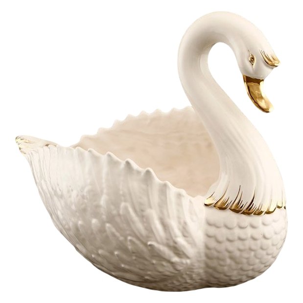 Чаша для фруктов Лебедь