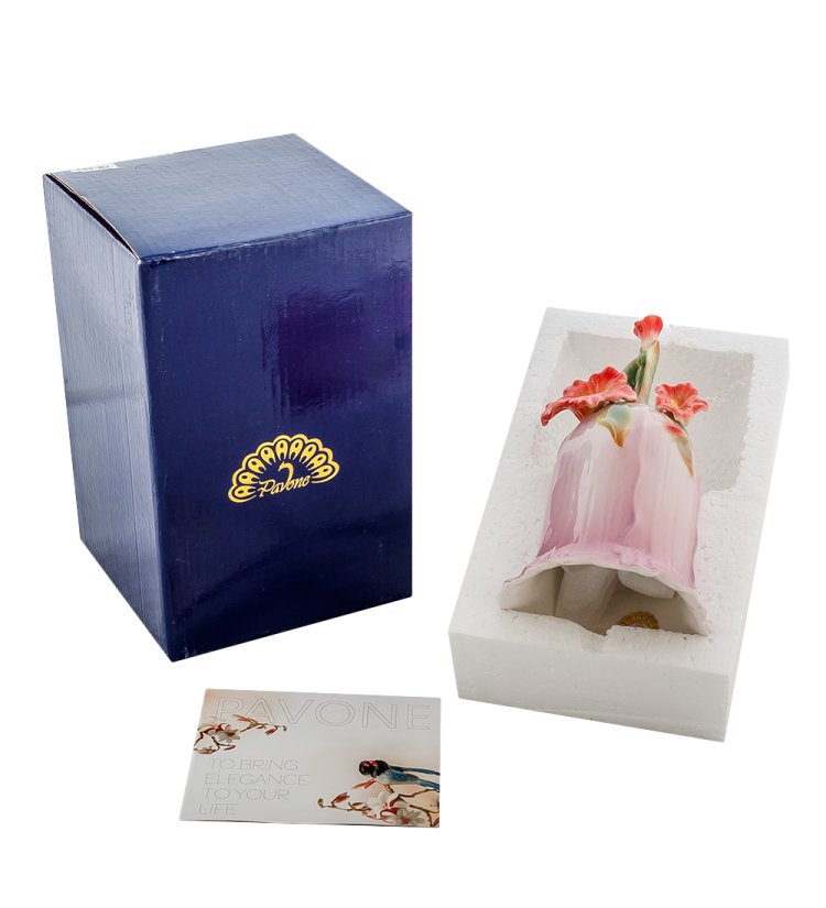 Колокольчик из фарфора Петуния FM-03/ 5, упаковочный вид