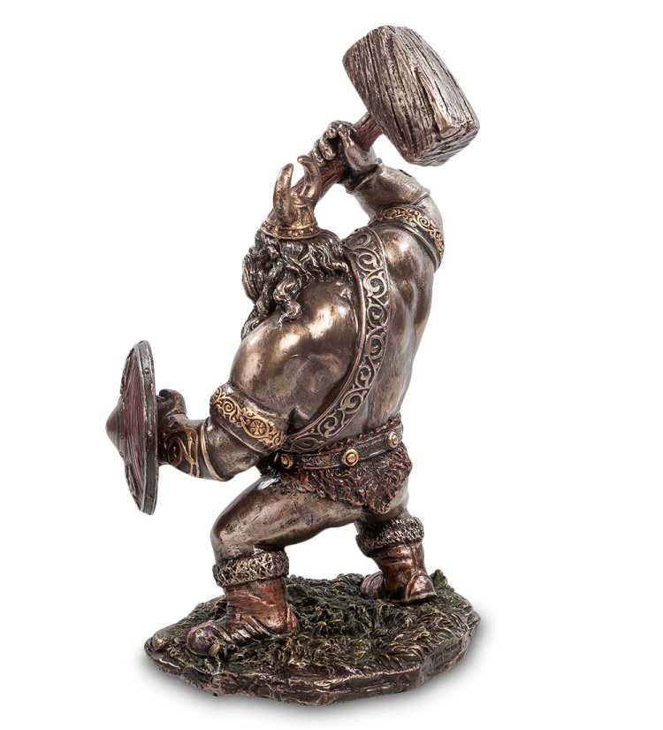 Статуэтка Грозный викинг Veronese WS-159, оборотная сторона