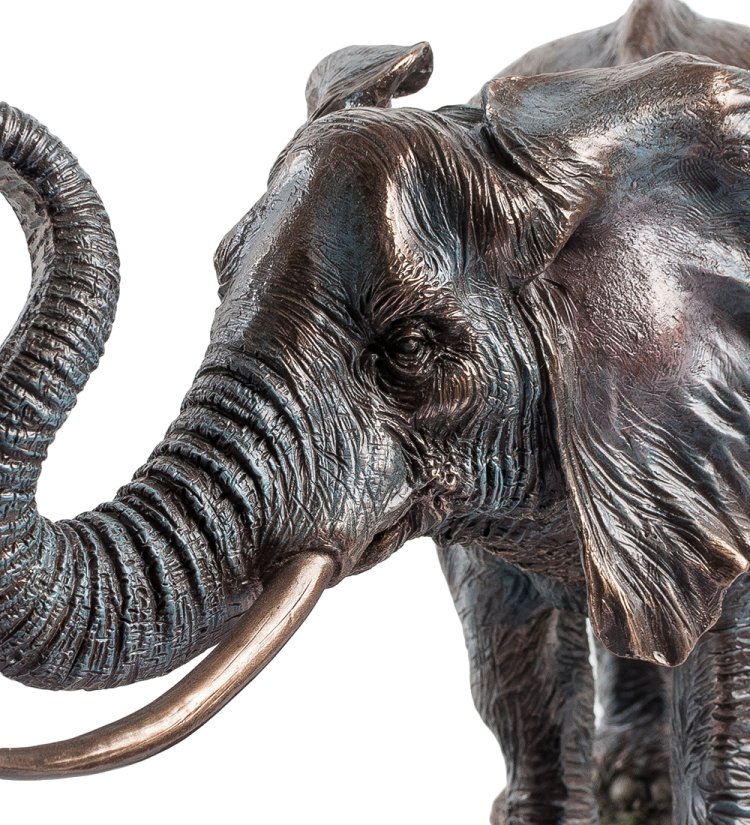 Статуэтка Слон на прогулке Veronese WS-698, лицевая часть