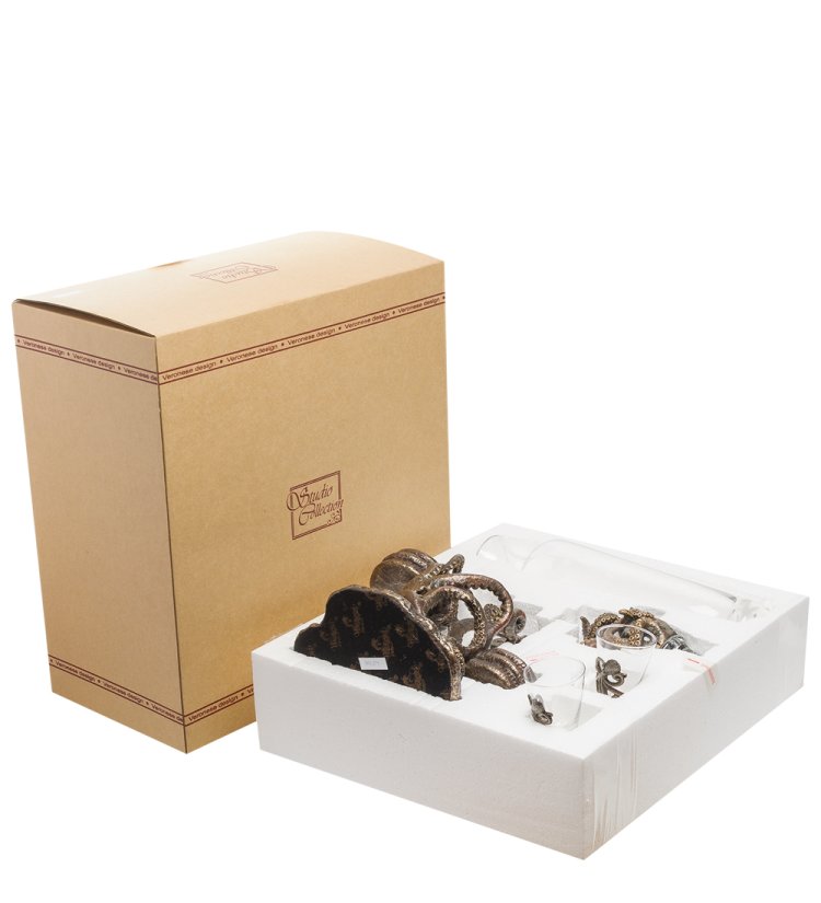 Декантер В объятиях осьминога Veronese WS-275, упаковочный вид