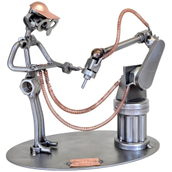 Робототехник - Фигурка из металла