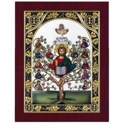Икона Древо Жизни, Цветная, Размер: 16х21 см