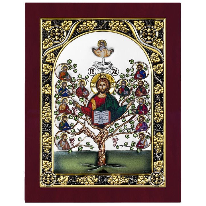 Икона Древо Жизни, Цветная, Размер: 16х21 см Beltrami 6418/5CW