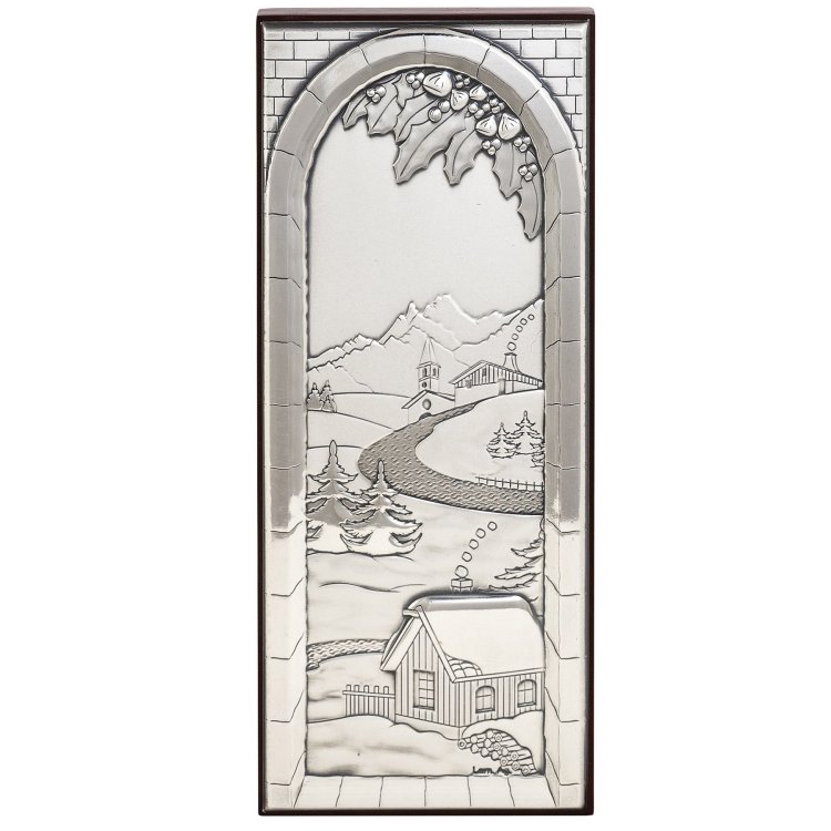 Картина Времена года - Зима, Размер 5х13 см DSA Silver 3052/1I