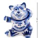 Фигурка Кот-Плясун Голубая гжель ГЛ-347