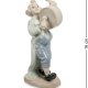 Статуэтка из фарфора Клоун с барабаном Pavone JP-19/ 6