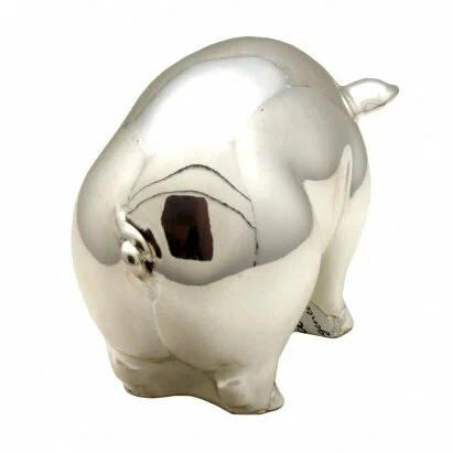 Статуэтка Хрюша с посеребрением Exetera Argenti 46-244803, оборотная сторона