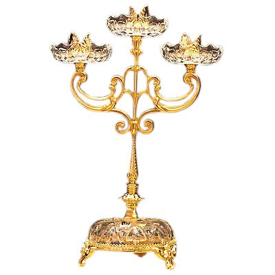 Подсвечник на 3 свечи Лето