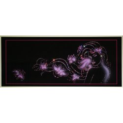 Картина Краса весны c кристаллами Swarovski