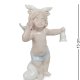 Статуэтка из фарфора Рождественский ангел, белый Pavone JP-47/ 5