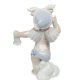 Статуэтка из фарфора Рождественский ангел, белый Pavone JP-47/ 5, фотография со спины
