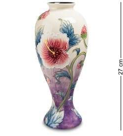 Настольная ваза для цветов из фарфора Гибискус