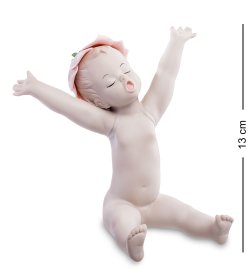 Фигурка из фарфора Амурчик с поднятыми руками