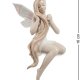 Фигурка из фарфора на полку Фея с длинными волосами Pavone JP-49/ 9