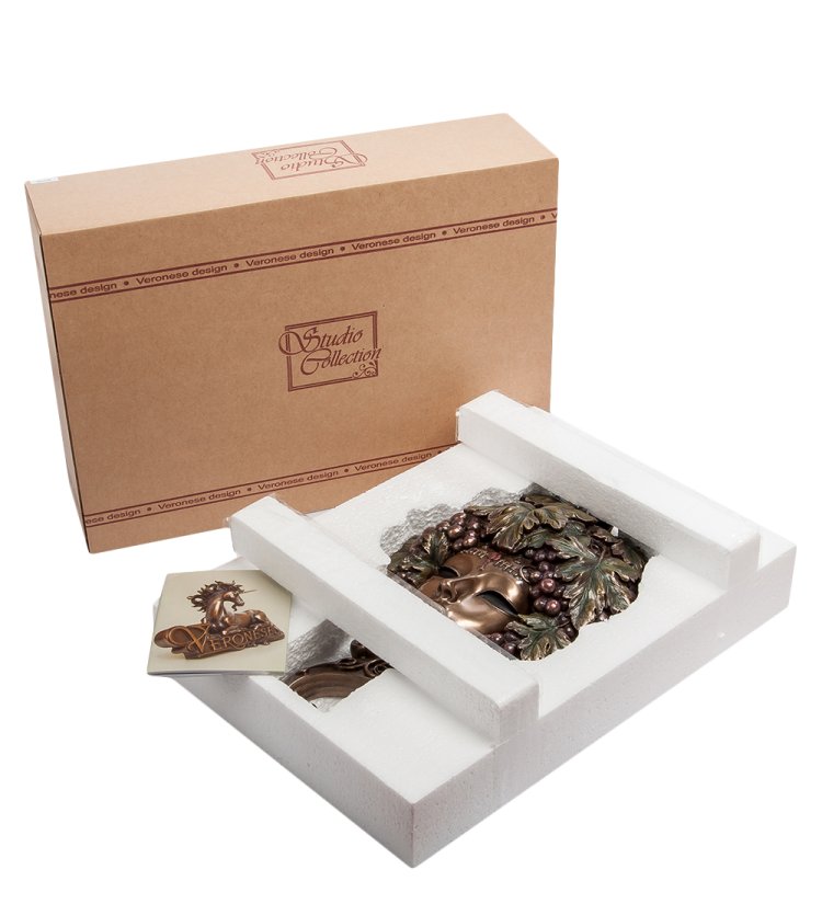 Венецианская маска Медный Виноград Veronese WS-326, упаковочный вид