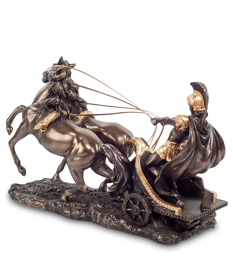 Статуэтка Воин на колеснице Veronese WS-28/ 2, оборотная сторона