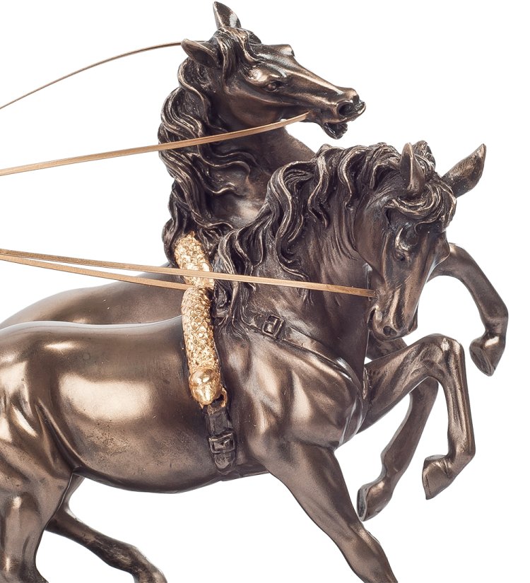 Статуэтка Воин на колеснице Veronese WS-28/ 2, увеличенный вид коней