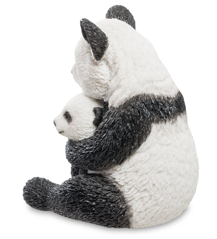 Статуэтка Панда с детенышем Veronese WS-697, оборотная сторона