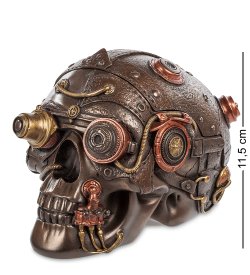 Шкатулка в стиле Стимпанк Медный Череп