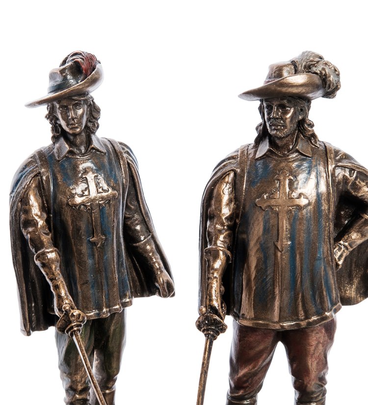 Статуэтка Мушкетеры - один за всех и все за одного Veronese WS-1023, увеличенный вид деталей