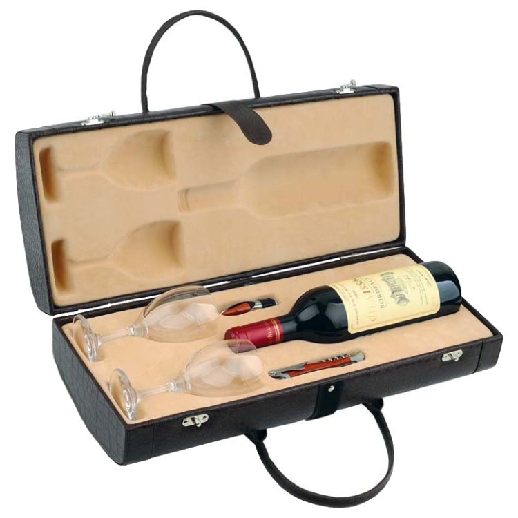 Тубус для вина с винными аксессуарами Рислинг