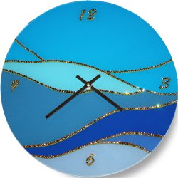 Часы с кристаллами Swarovski - Волна