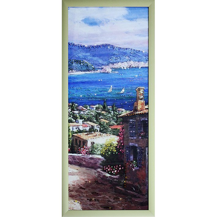 Композиция из 5 картин - Аромат чувств c кристаллами Swarovski