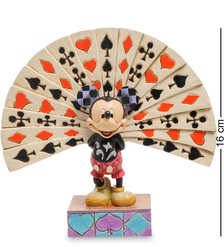 Статуэтка Микки Маус картежник - Все козыри на руках Disney Traditions