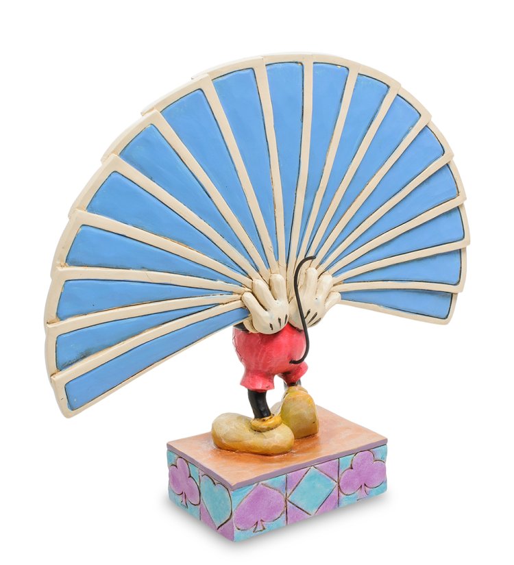 Статуэтка Микки Маус картежник - Все козыри на руках Disney Traditions, оборотная сторона