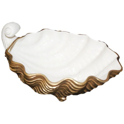 Конфетница из фарфора Золотая Ракушка Cattin 1260/OP