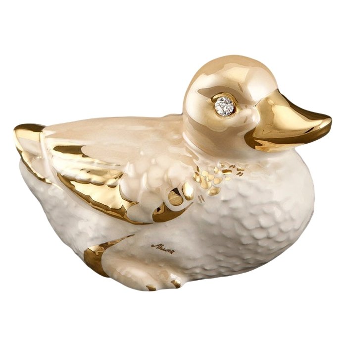 Статуэтка Золотой Утёнок, Размер 12х8х8 см