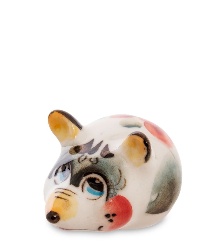 Фигурка Мышонок Матвей Цветная гжель ГЛ-561