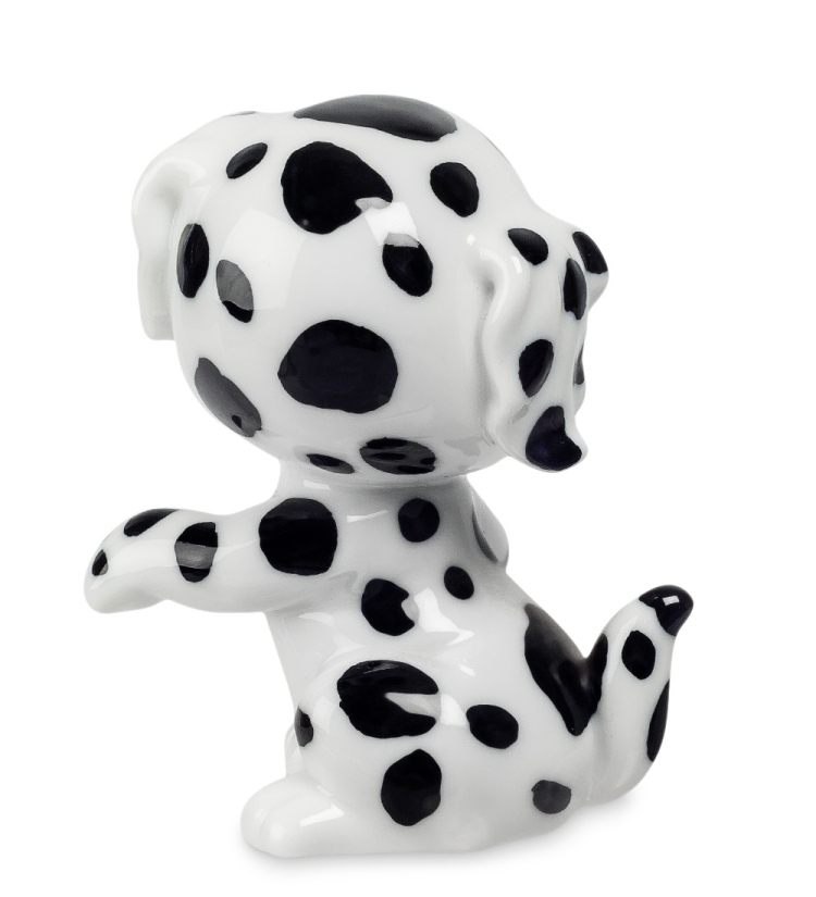 Статуэтка из фарфора Щенок Далматинец Pavone JP-02/ 3, оборотная сторона