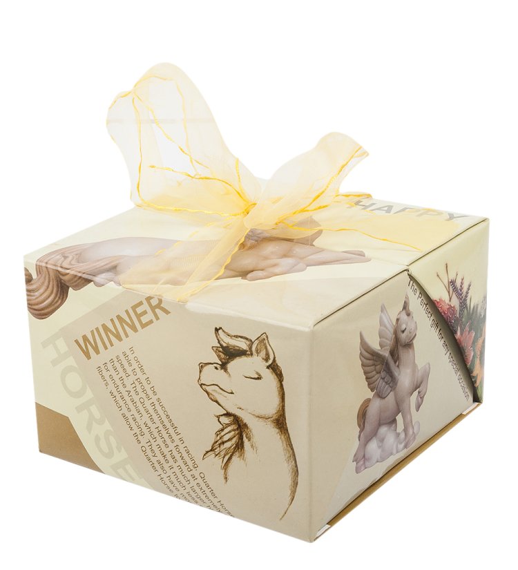 Статуэтка из фарфора Пара Лошадок Счастливы вместе Pavone JP-61/ 7, фотография коробочки