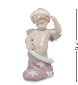 Статуэтка из фарфора Рождественский ангел в мешке